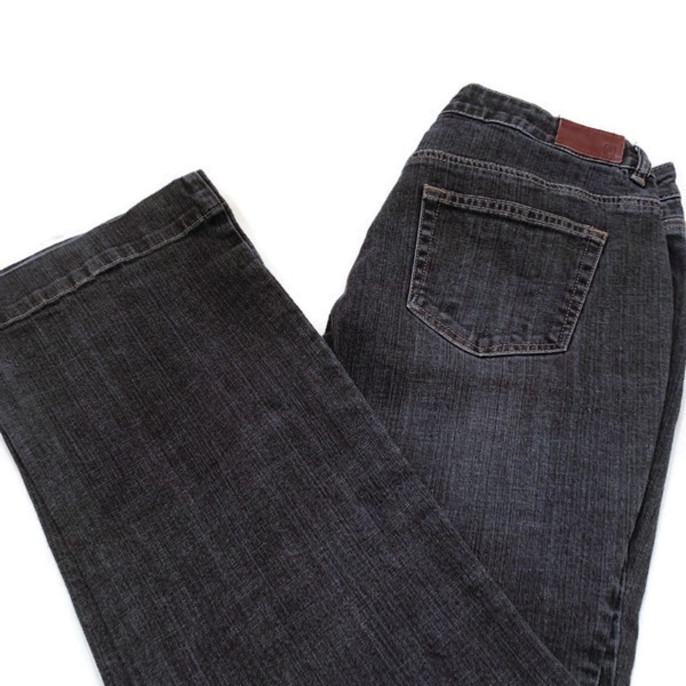 Lands’ End Women’s Premium Denim Dark Rinse Jeans Size 10